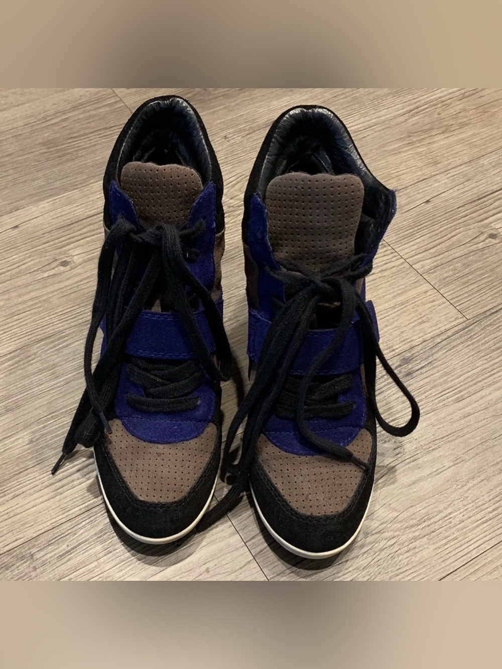 Ash Women's Sneakers in Black, Brown, and Blue size 8 US, 38 Europe - Picture 2 of 6